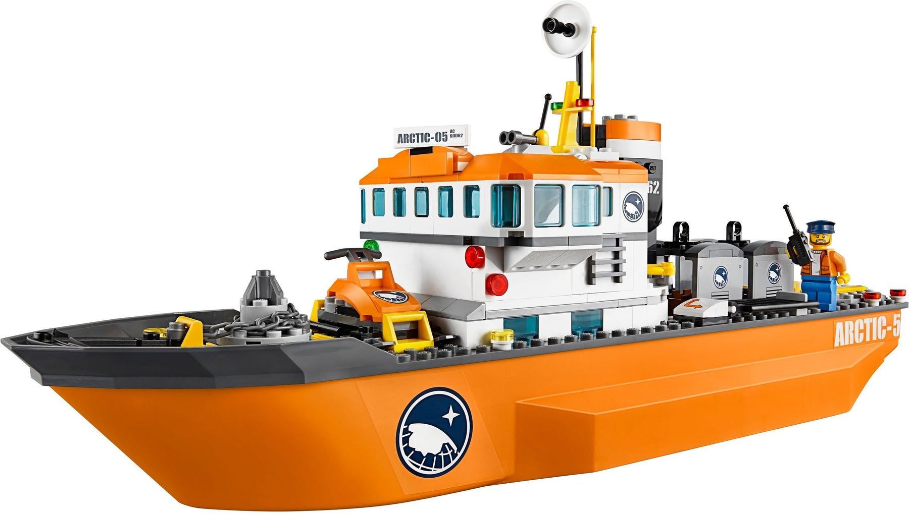 LEGO 60062 Arctic Icebreaker: Polar Exploration Ship & Research Base - SuperSaverAU - view 3