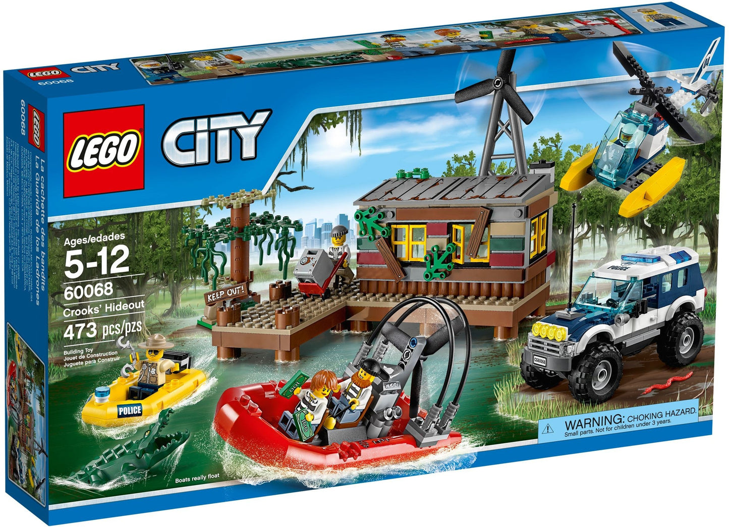 LEGO 60068 Crooks' Hideout Swamp Police Chase