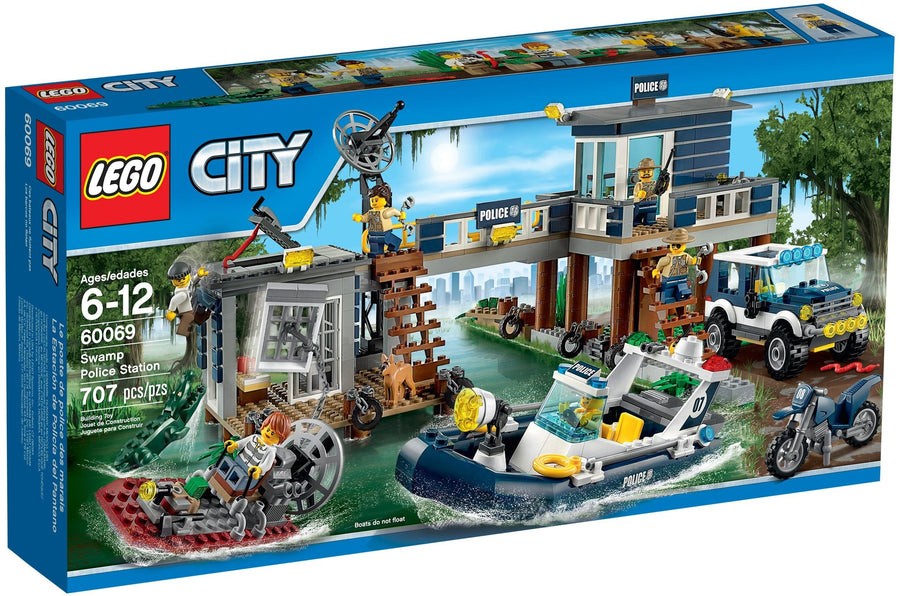 LEGO 60069 Swamp Police Station Playset: Catch the Crooks! - SuperSaverAU - view 1