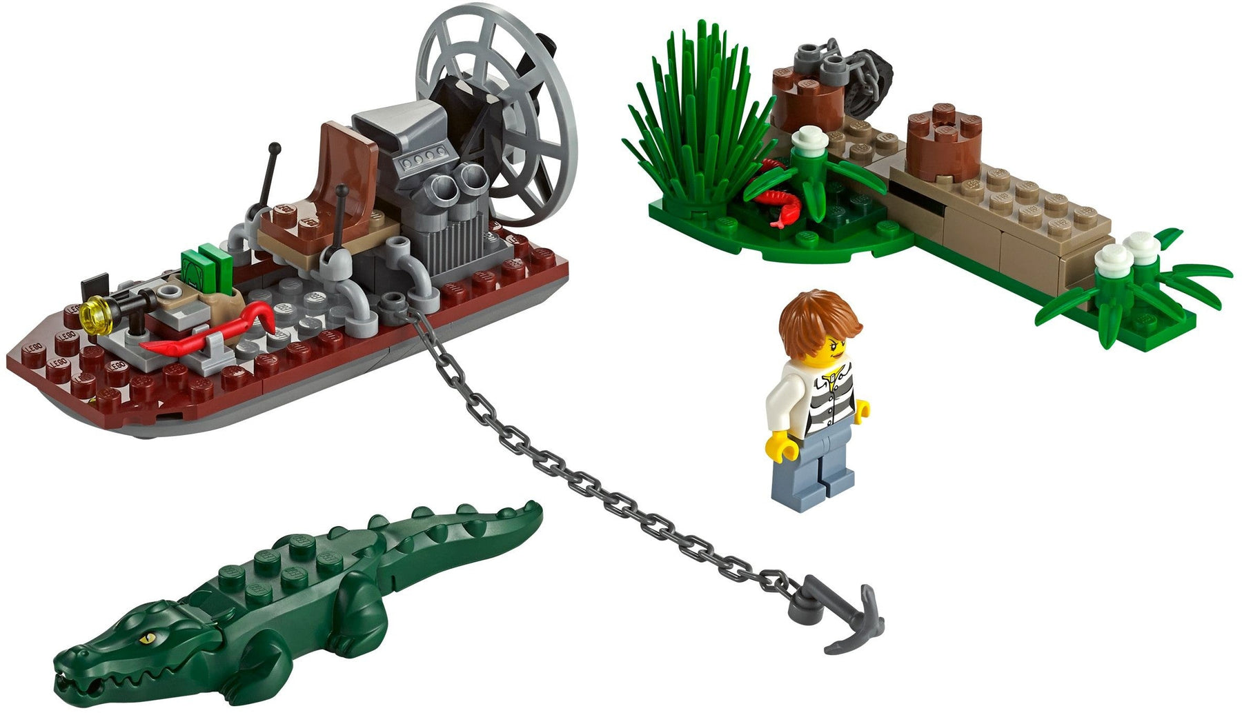 LEGO 60069 Swamp Police Station Playset: Catch the Crooks! - SuperSaverAU - view 2