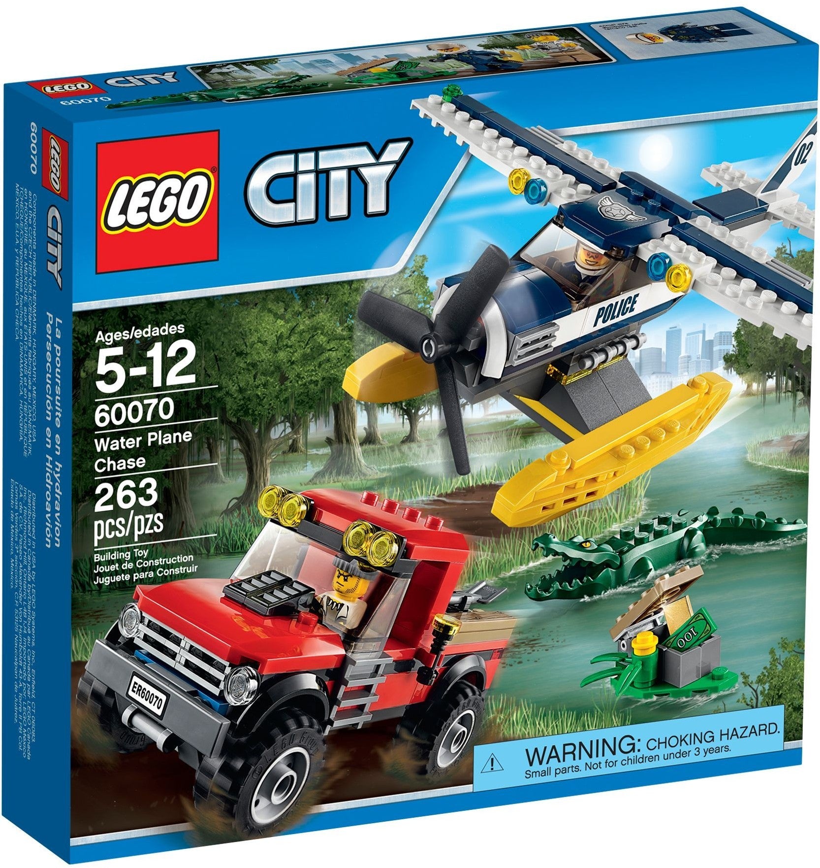 LEGO 60070 Police Water Plane Chase - Catch the Crook! - SuperSaverAU - view 1