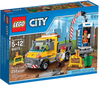 LEGO 60073 Service Truck with Portable Toilet & Crane
