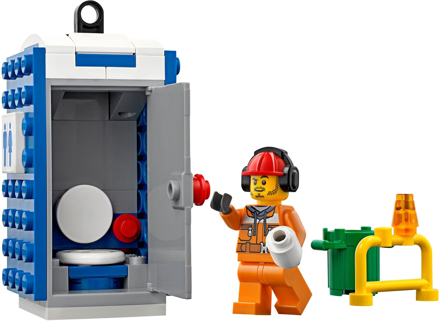 LEGO 60073 Service Truck with Portable Toilet & Crane - SuperSaverAU - view 4