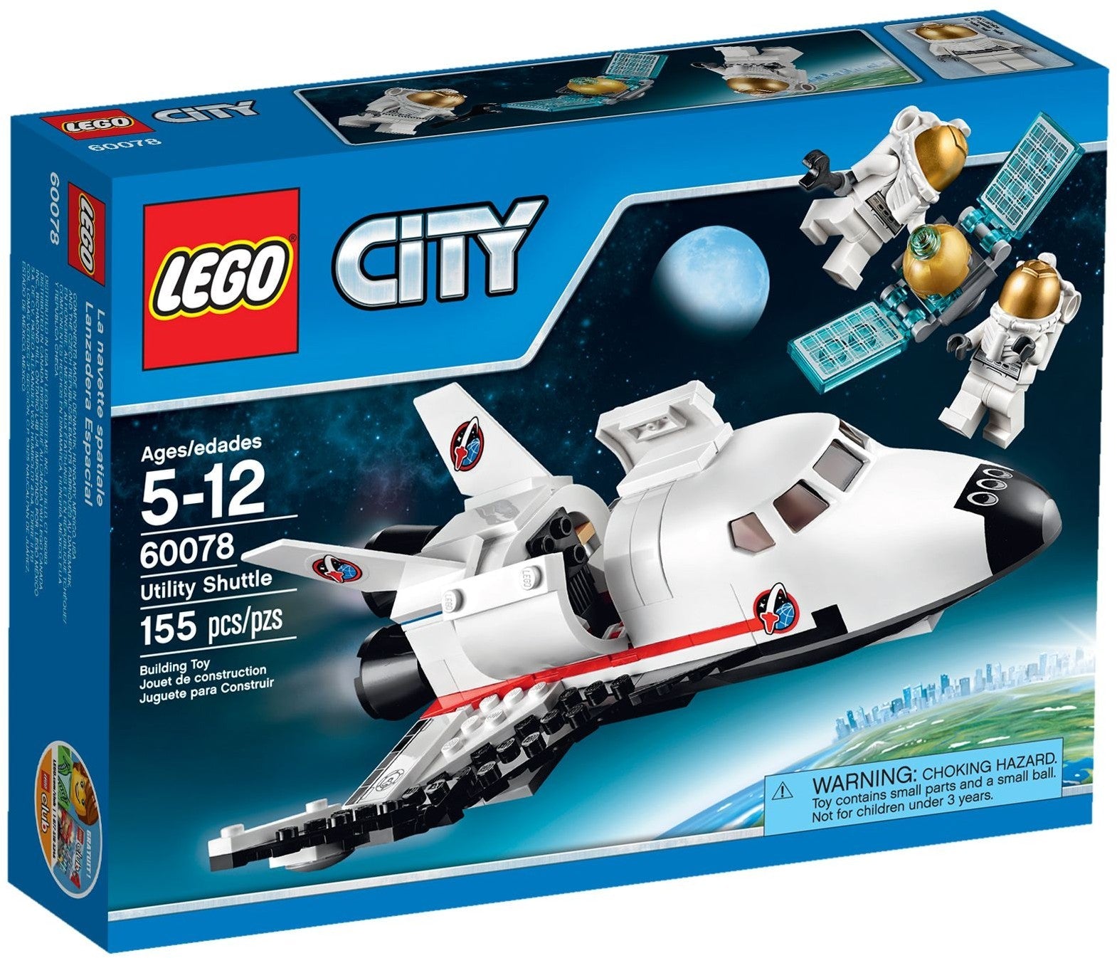 LEGO 60078 Utility Shuttle: Space Astronaut Cargo Ship - SuperSaverAU - view 1