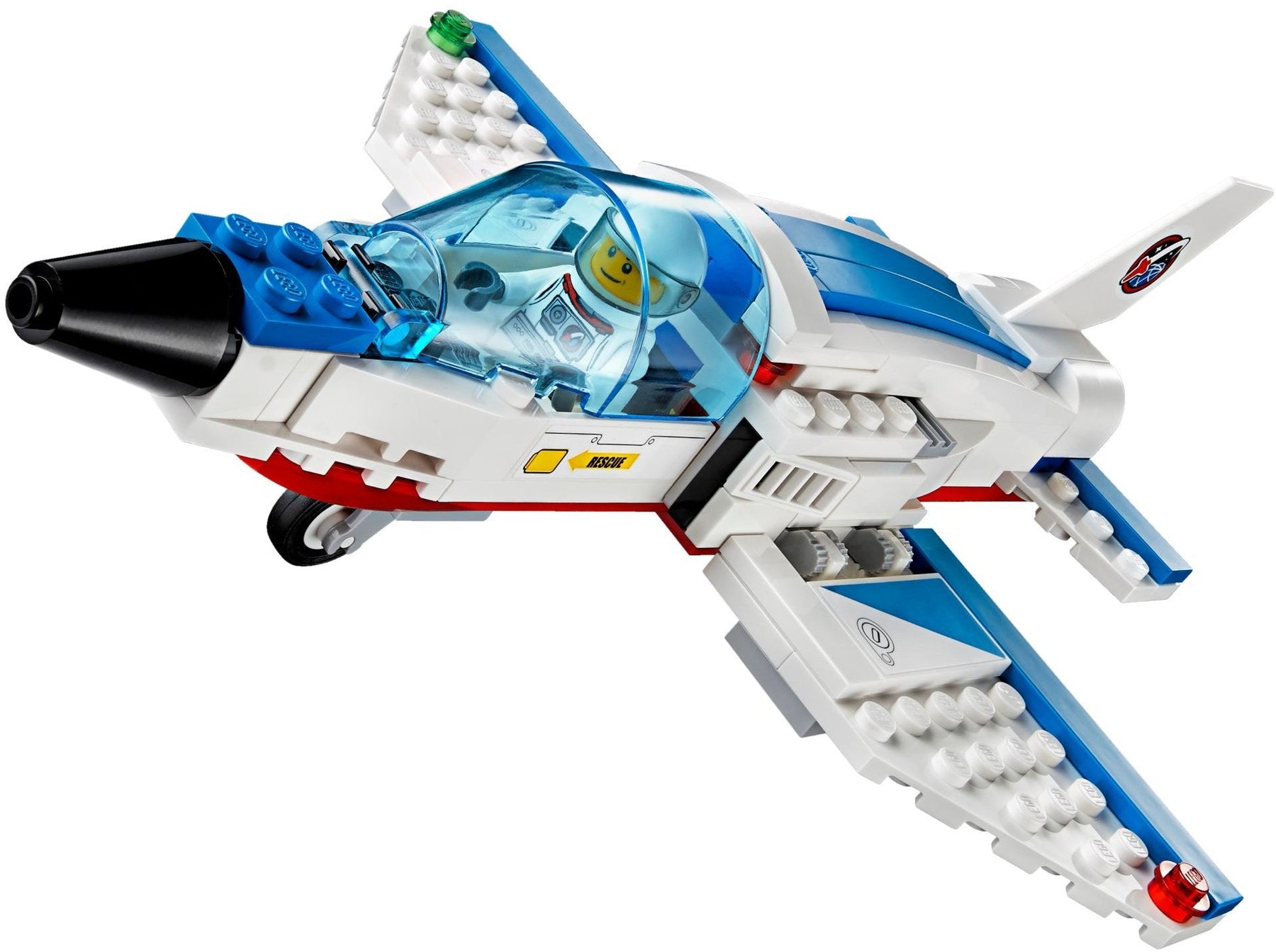 LEGO 60079 Training Jet Transporter: Space Team Jet Plane Toy - SuperSaverAU - view 3