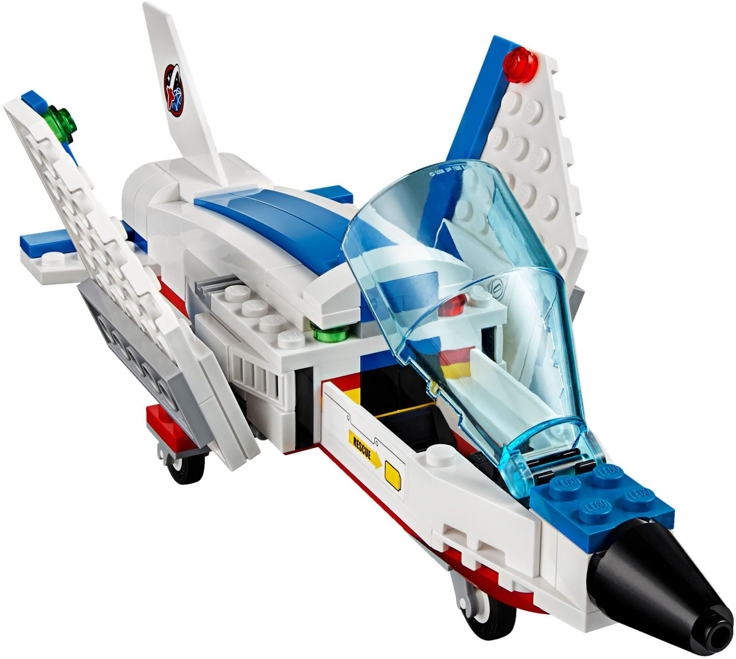 LEGO 60079 Training Jet Transporter: Space Team Jet Plane Toy