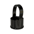 Peak Chain Link Fencing 38mm Black Line Post Cap - Durable Die-Cast Aluminium - Easy Installation - SuperSaverAU - view 1