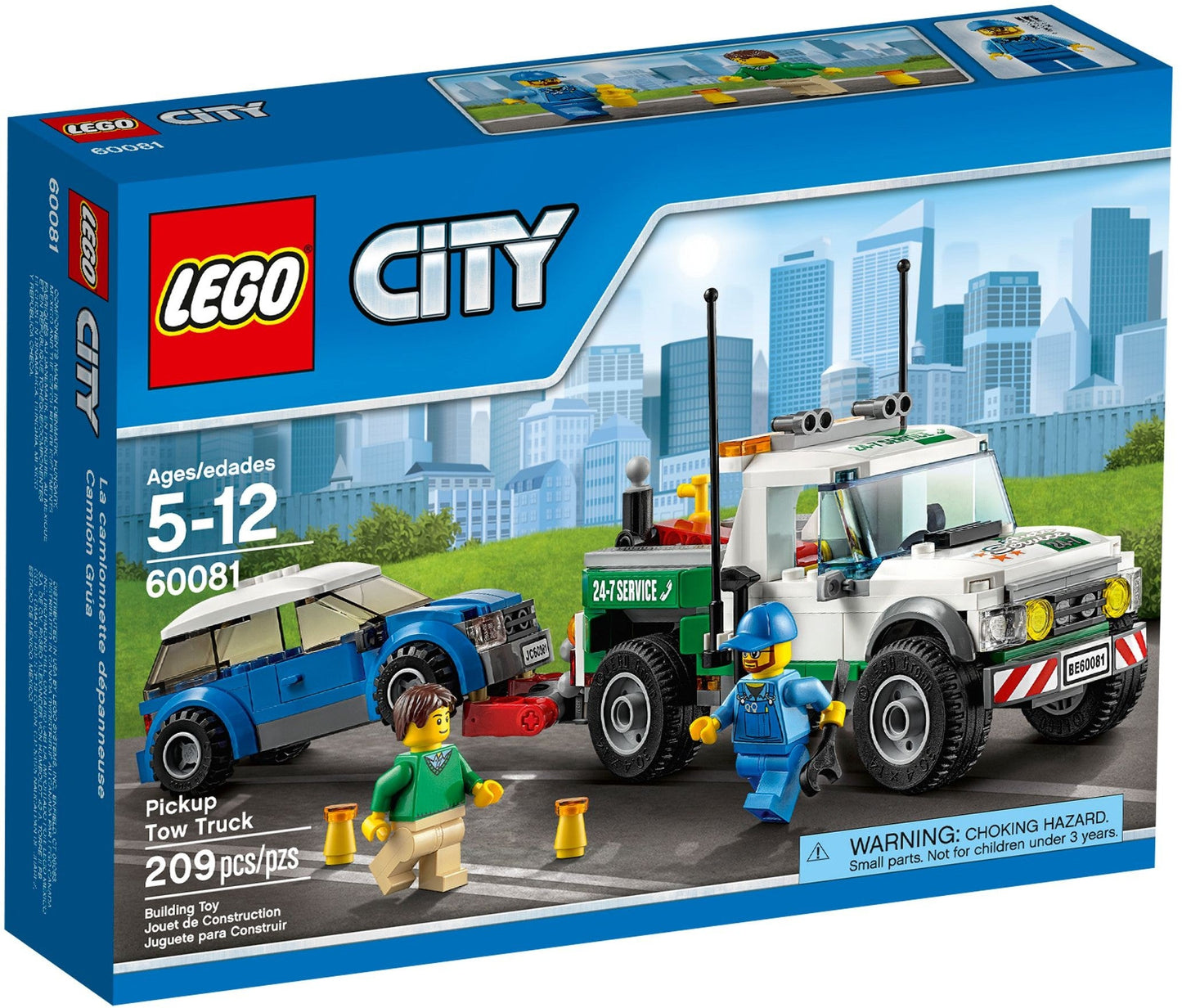 LEGO 60081 City Pickup Tow Truck- Auzzi Store