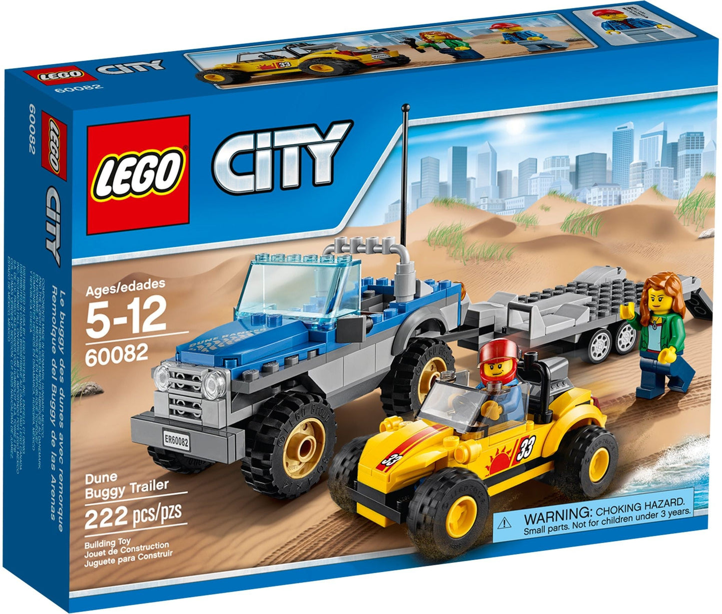 LEGO 60082 City Great Vehicles Dune Buggy Trailer- Auzzi Store