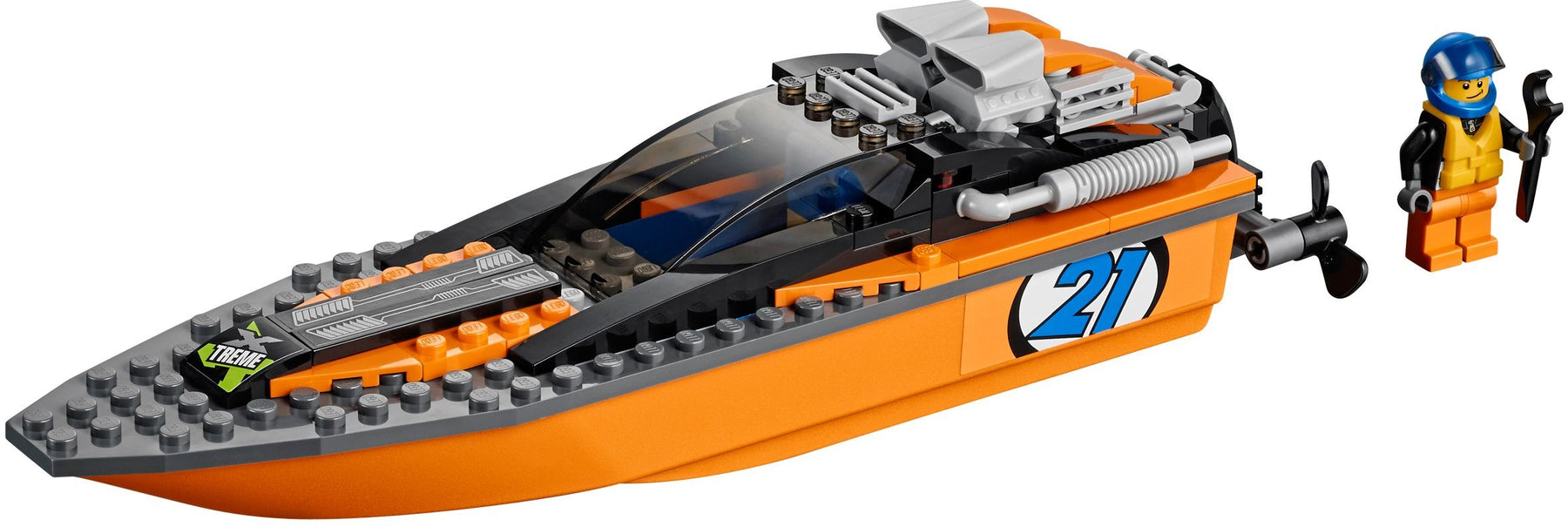 LEGO 60085 4x4 Truck with Powerboat & Trailer - SuperSaverAU - view 4