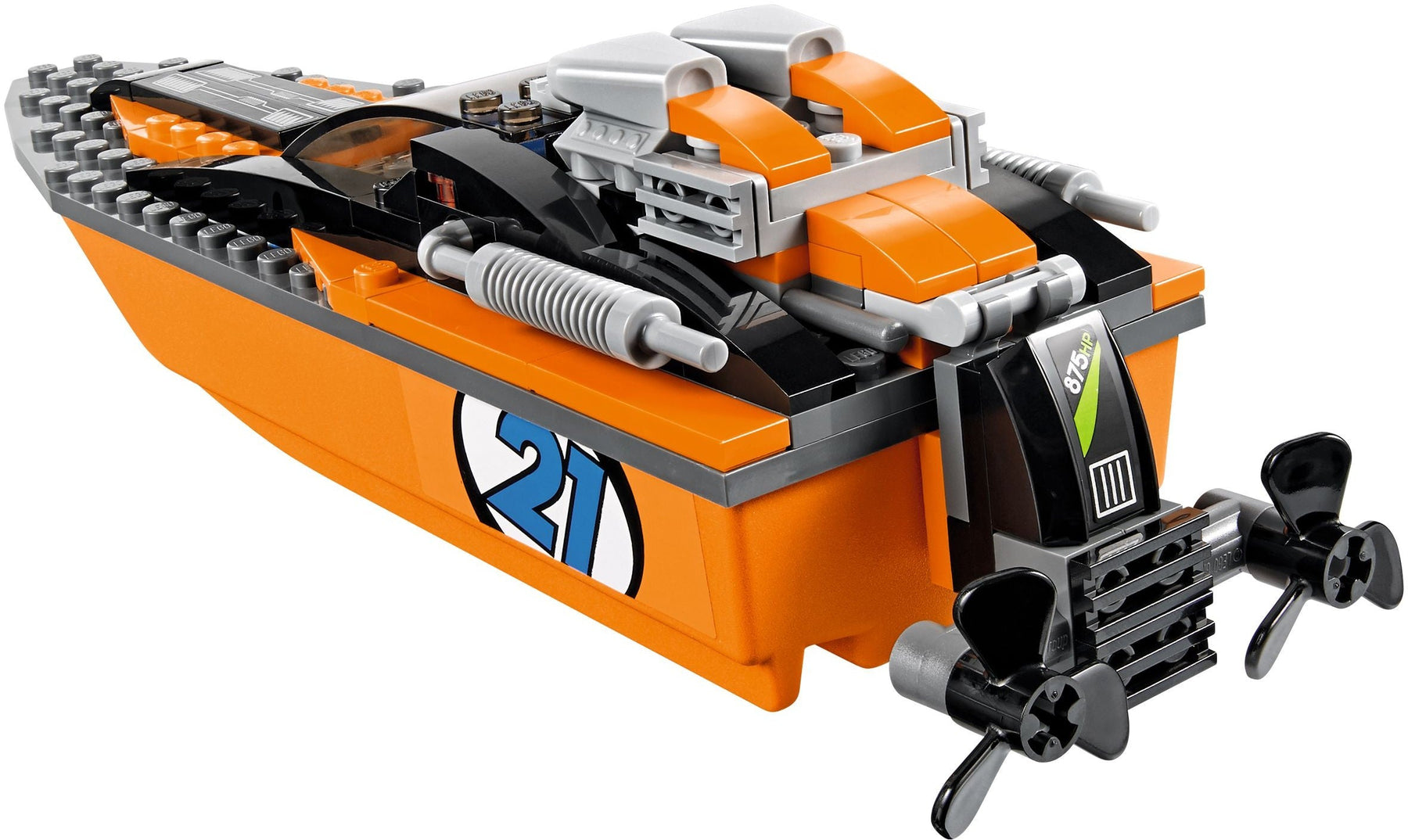 LEGO 60085 4x4 Truck with Powerboat & Trailer - SuperSaverAU - view 6