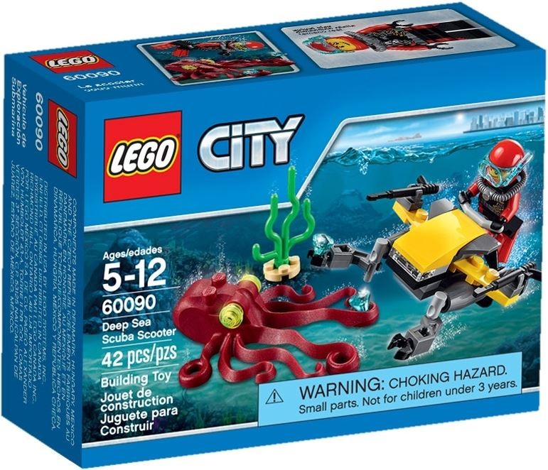 LEGO 60090 Deep Sea Scuba Scooter: Explore Underwater Treasure