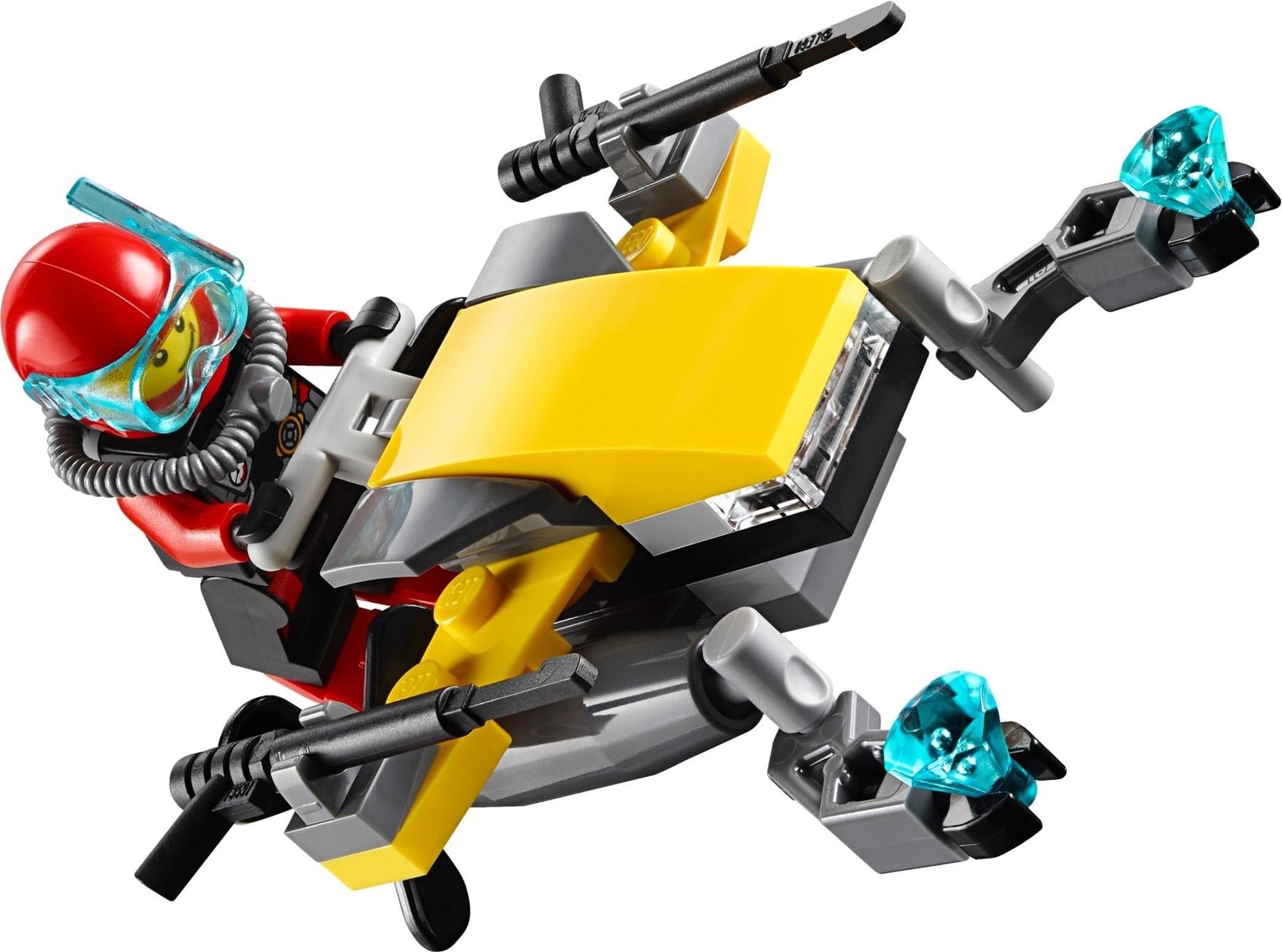 LEGO 60090 Deep Sea Scuba Scooter: Explore Underwater Treasure - SuperSaverAU - view 3