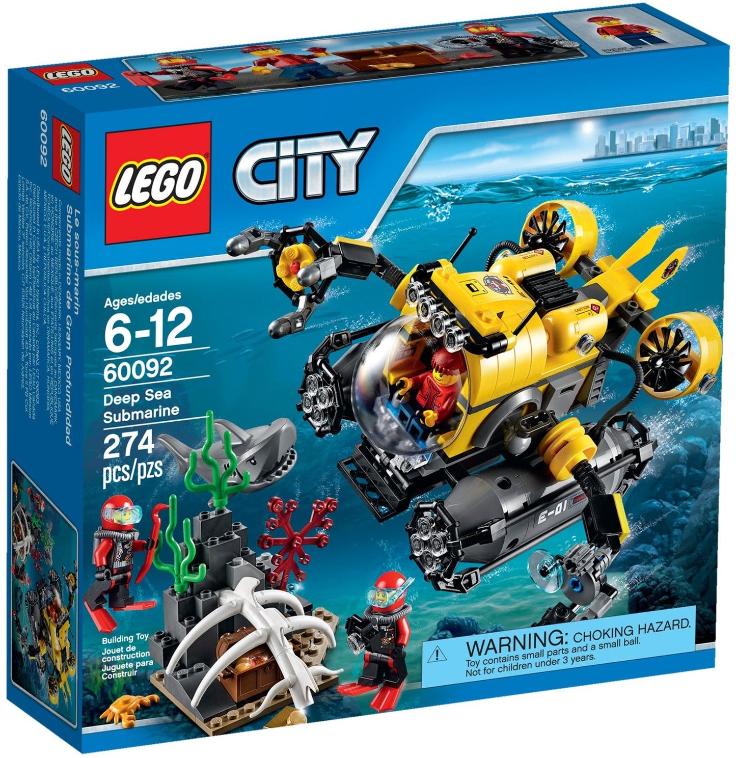 LEGO 60092 City Deep Sea Submarine- Auzzi Store