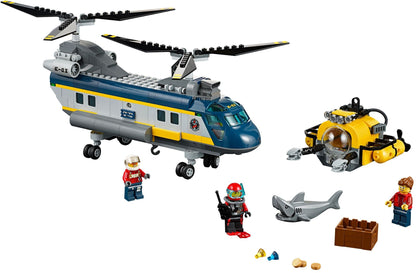 LEGO 60093 Deep Sea Helicopter Rescue Set with Submarine & Diver