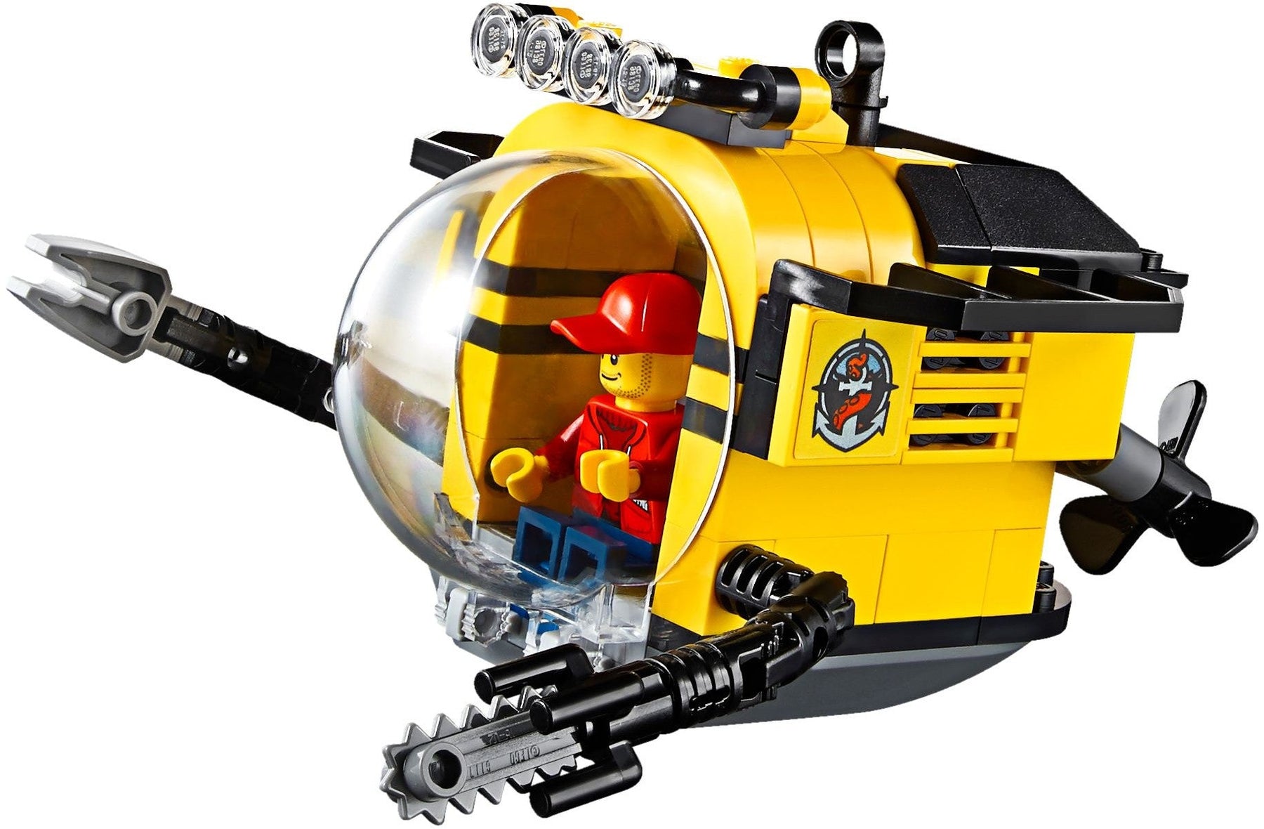 LEGO 60096 Deep Sea Operation Base with Submarine & Seaplane - SuperSaverAU - view 3