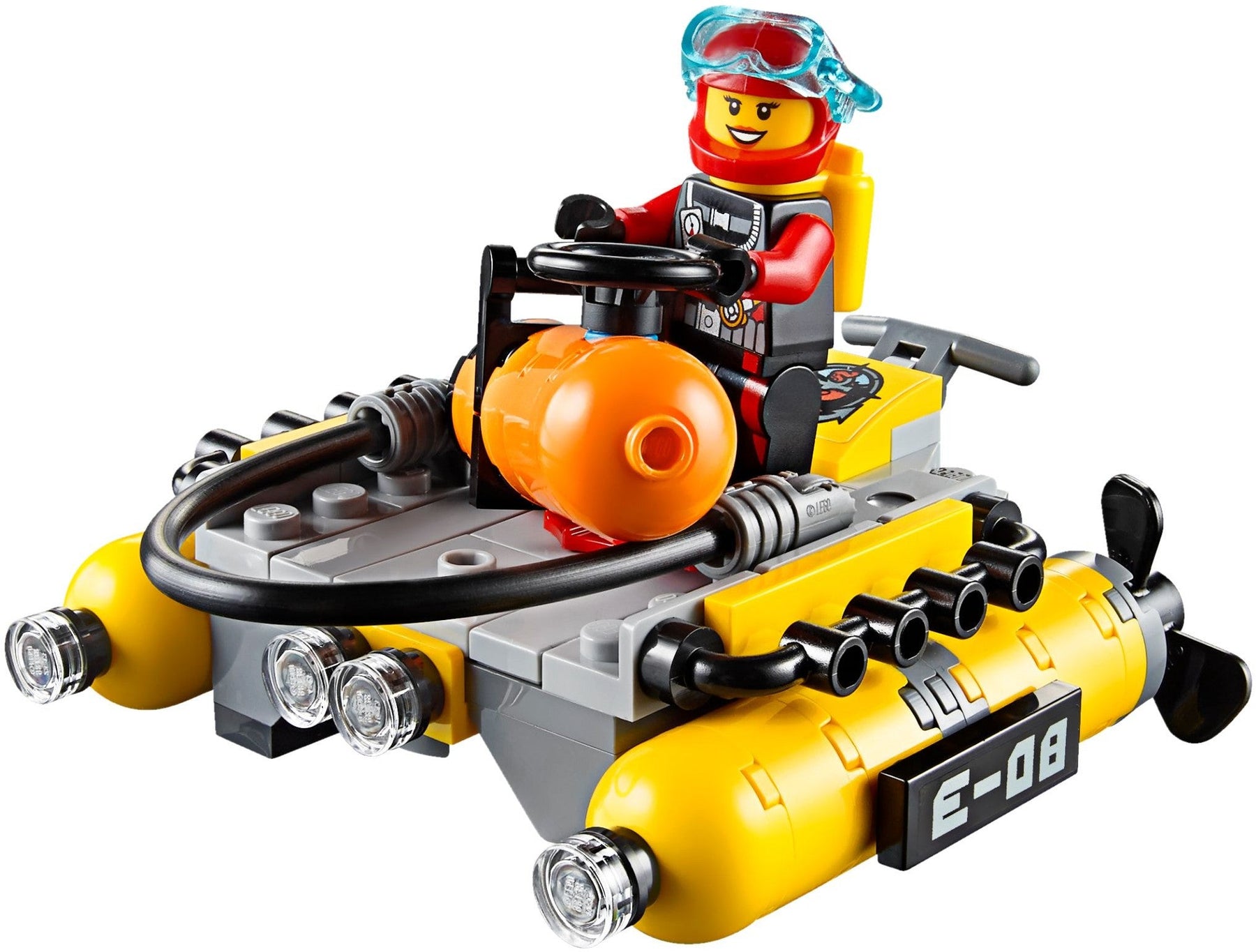 LEGO 60096 Deep Sea Operation Base with Submarine & Seaplane - SuperSaverAU - view 5