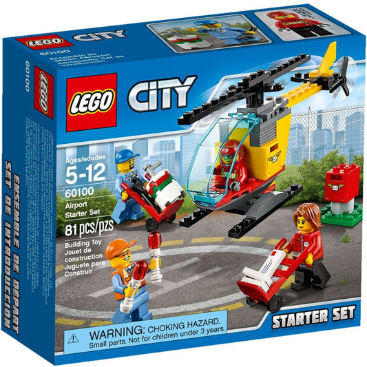 LEGO 60100 Airport Starter Set: Helicopter & Mail Delivery