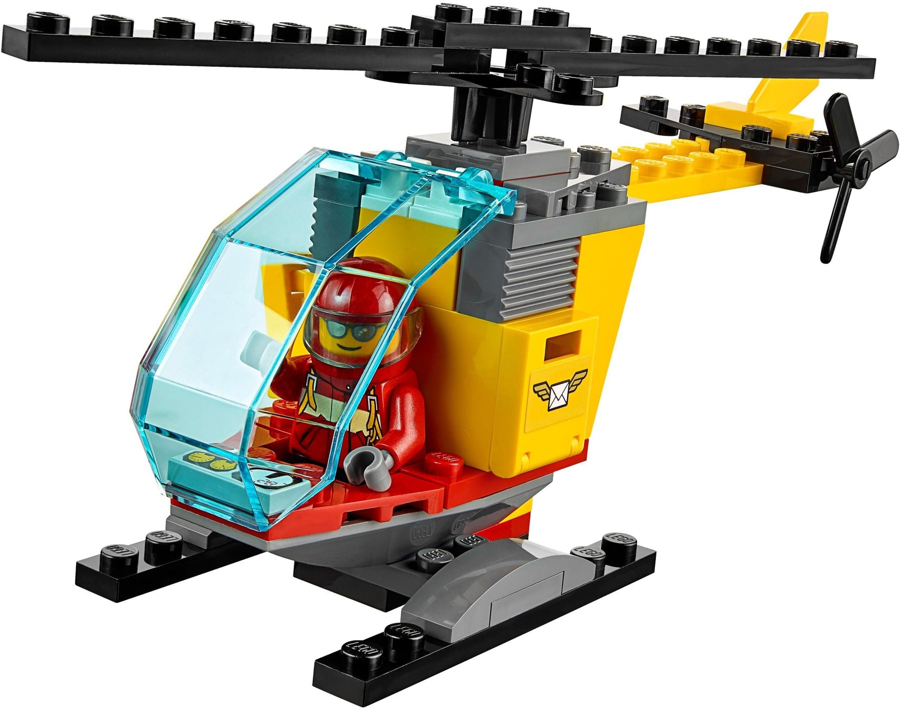 LEGO 60100 Airport Starter Set: Helicopter & Mail Delivery - SuperSaverAU - view 3