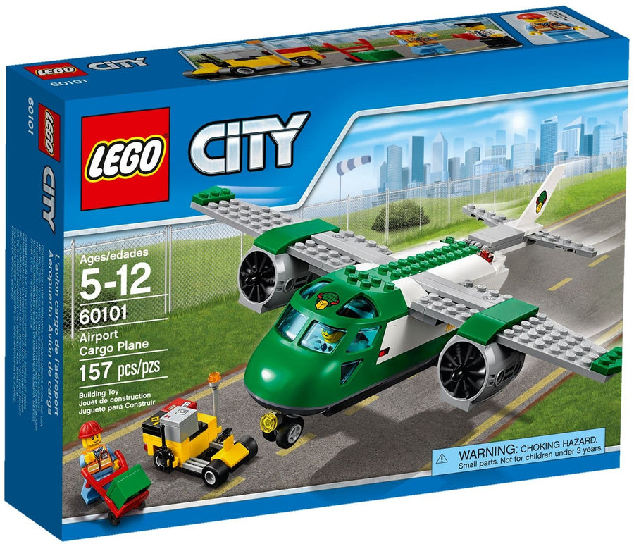 LEGO 60101 Airport Cargo Plane: Toy Plane with Service Car & Minifigures - SuperSaverAU - view 1
