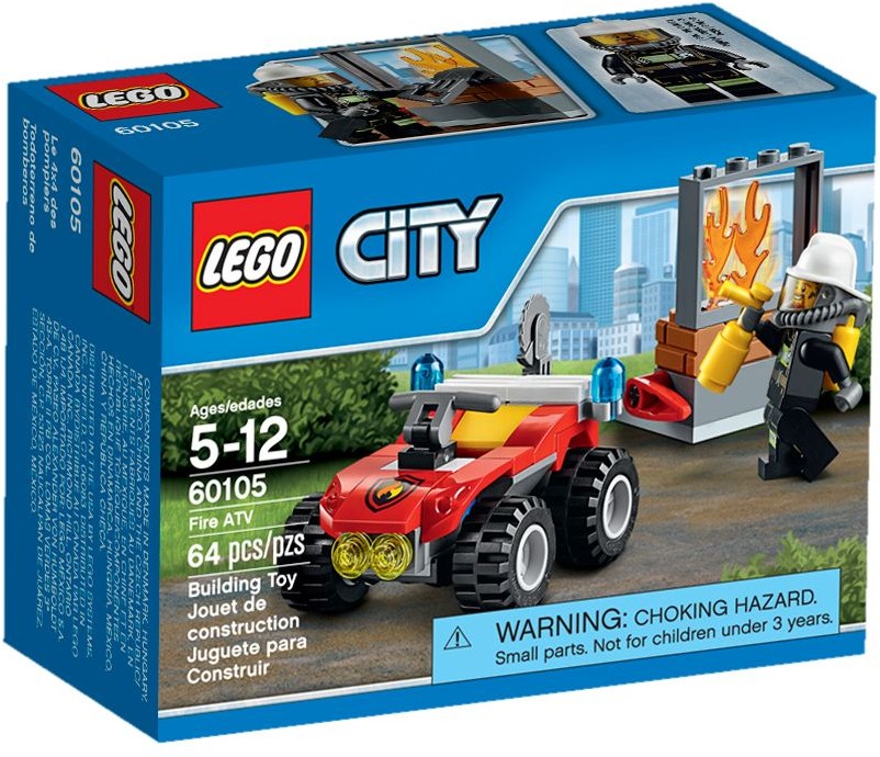 LEGO 60105 Fire ATV: Fire Rescue Ruin Set - SuperSaverAU - view 1