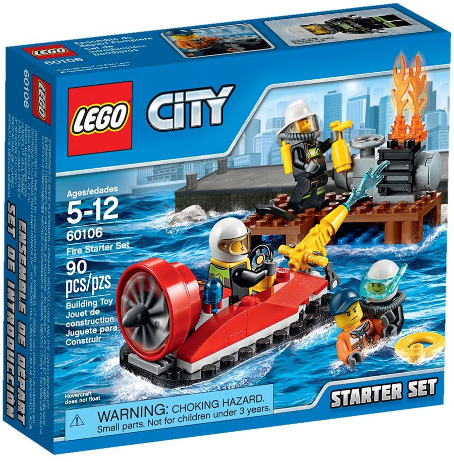 LEGO 60106 Fire Starter Set: Hovercraft Rescue - SuperSaverAU - view 1