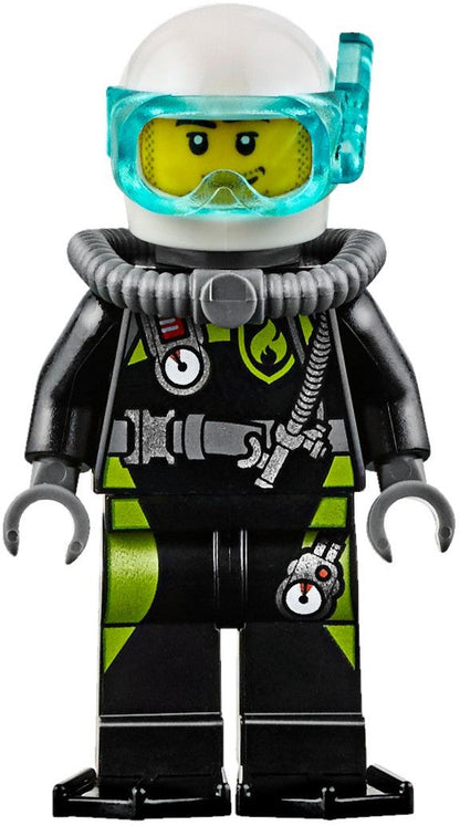 LEGO 60109 Fire Boat Rescue Set with Lighthouse