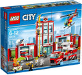 LEGO 60110 City Fire Station with Truck, Helicopter & Hot Dog Stand - SuperSaverAU - view 1