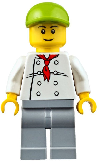 LEGO 60110 City Fire Station with Truck, Helicopter & Hot Dog Stand