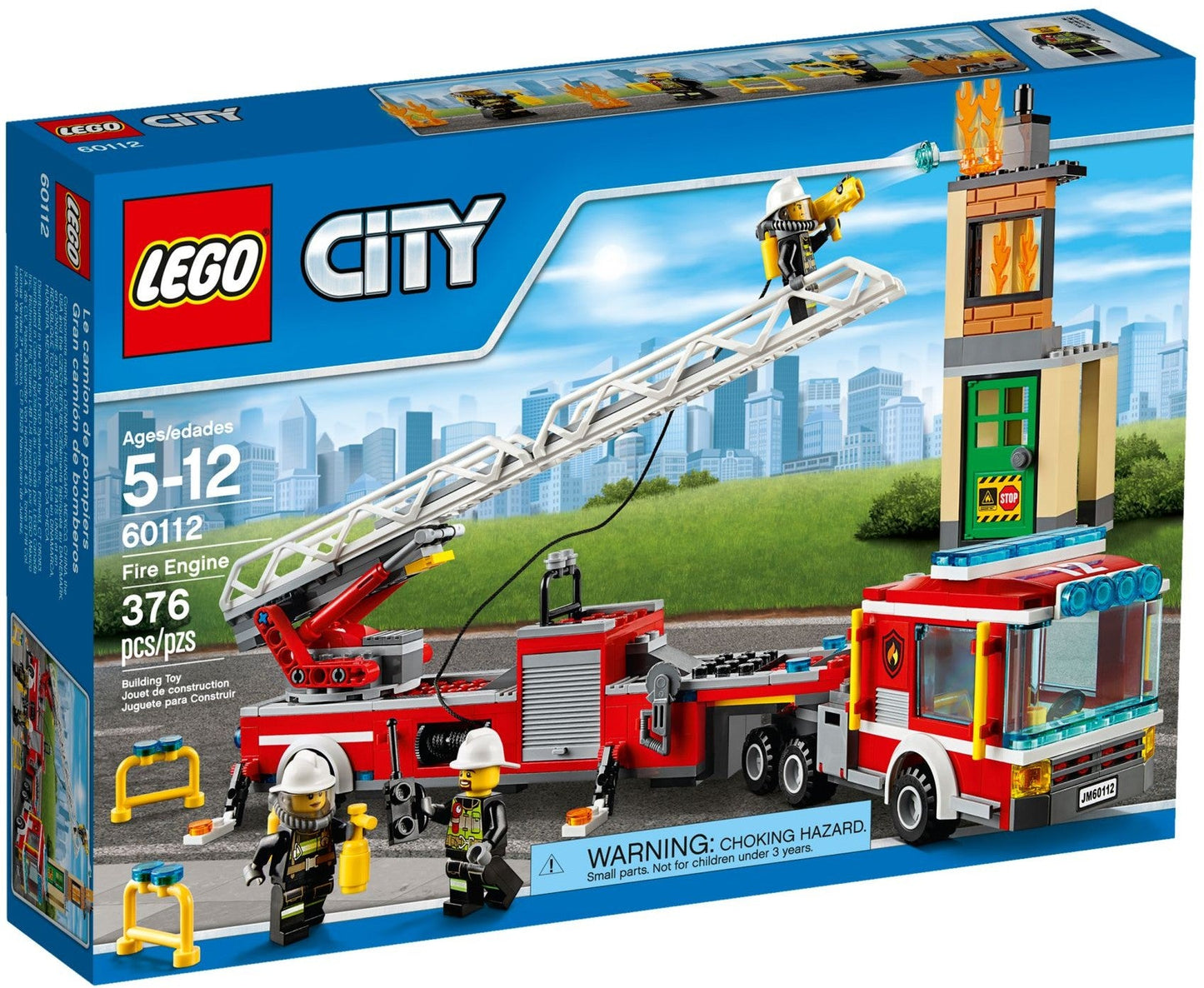 LEGO 60112 Fire Engine with Rotating Ladder & Water Cannon