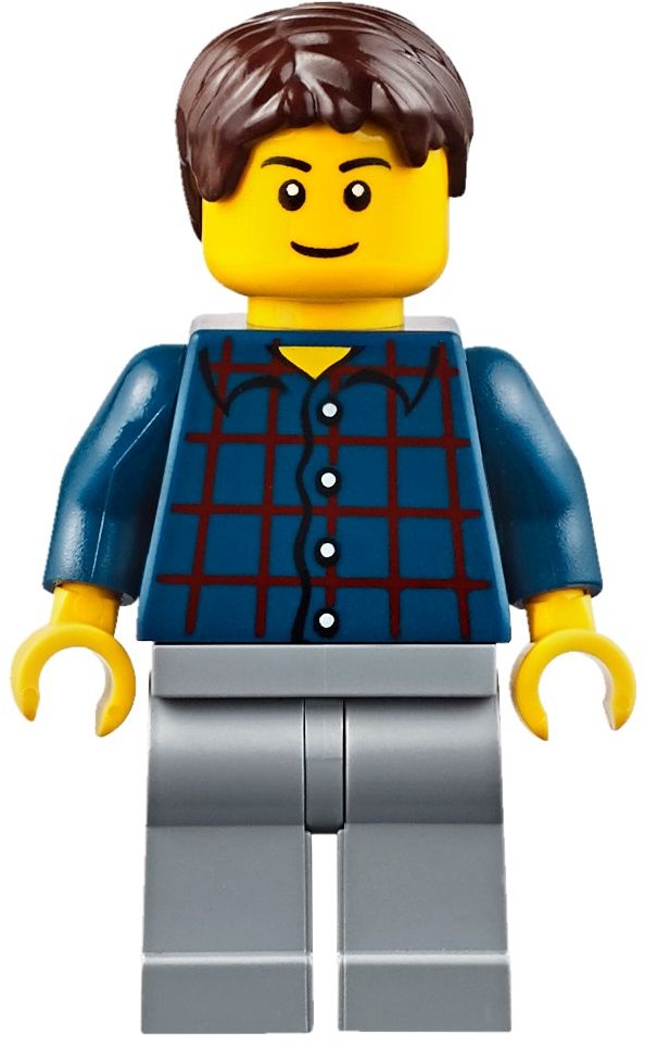 LEGO 60117 Van & Caravan Camping Set with Minifigures