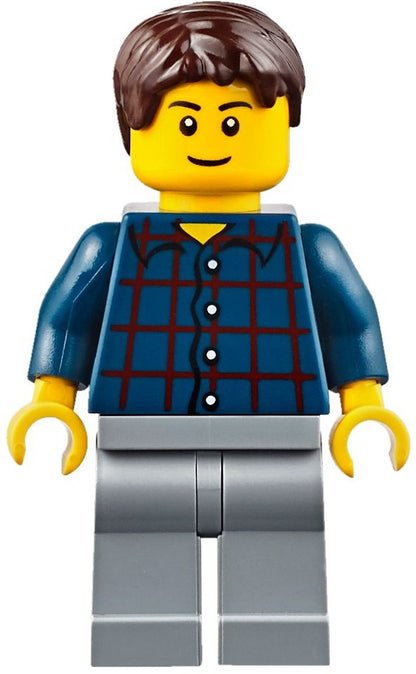 LEGO 60117 Van & Caravan Camping Set with Minifigures