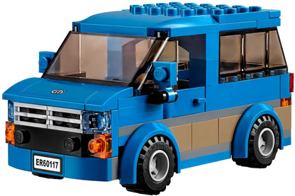 LEGO 60117 Van & Caravan Camping Set with Minifigures