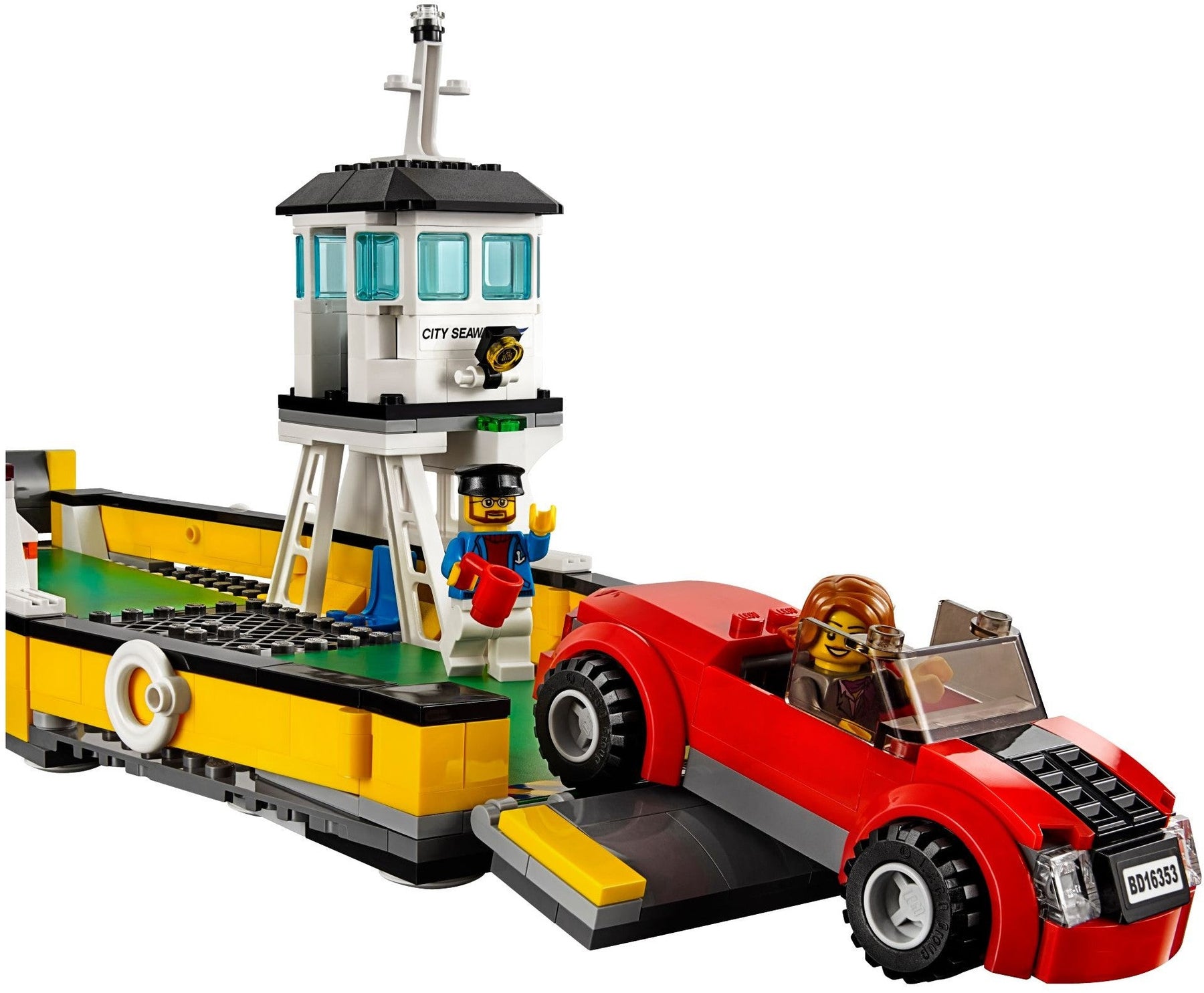 LEGO 60119 Ferry with Car and Minifigures - SuperSaverAU - view 3