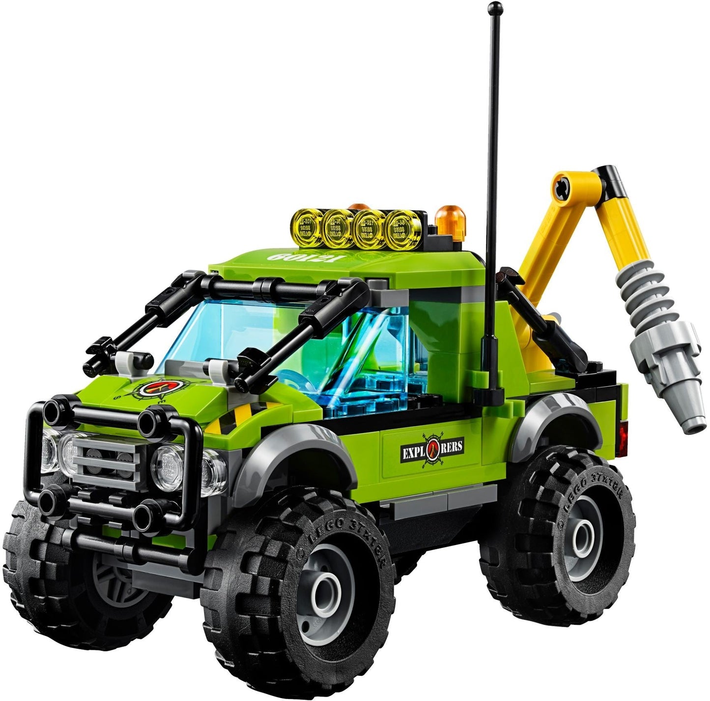 LEGO 60121 Volcano Exploration Truck with Minifigures & Crystal