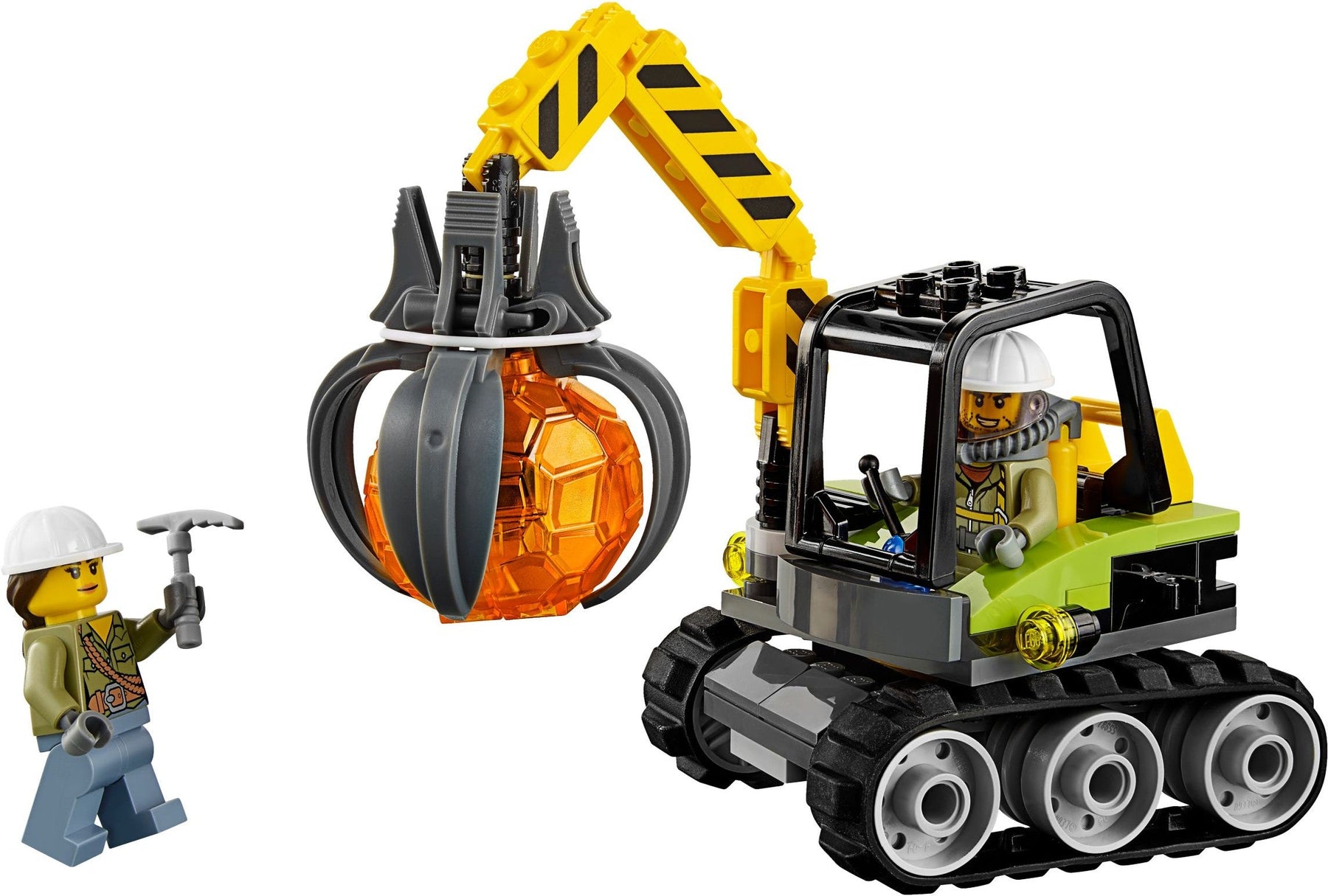 LEGO 60123 Volcano Supply Helicopter with Excavator - SuperSaverAU - view 5