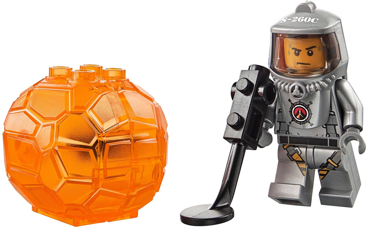 LEGO 60124 Volcano Exploration Base - Erupting Lava Fun!