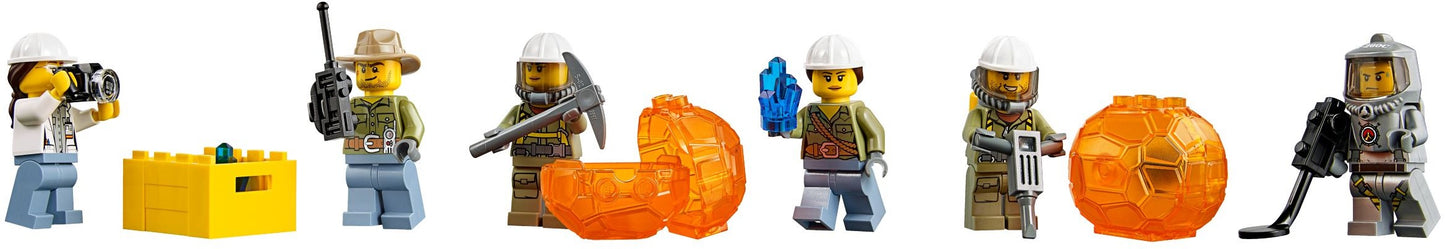 LEGO 60125 Volcano Heavy-Lift Helicopter with Eruption Feature & Mobile Lab