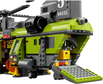 LEGO 60125 Volcano Heavy-Lift Helicopter with Eruption Feature & Mobile Lab