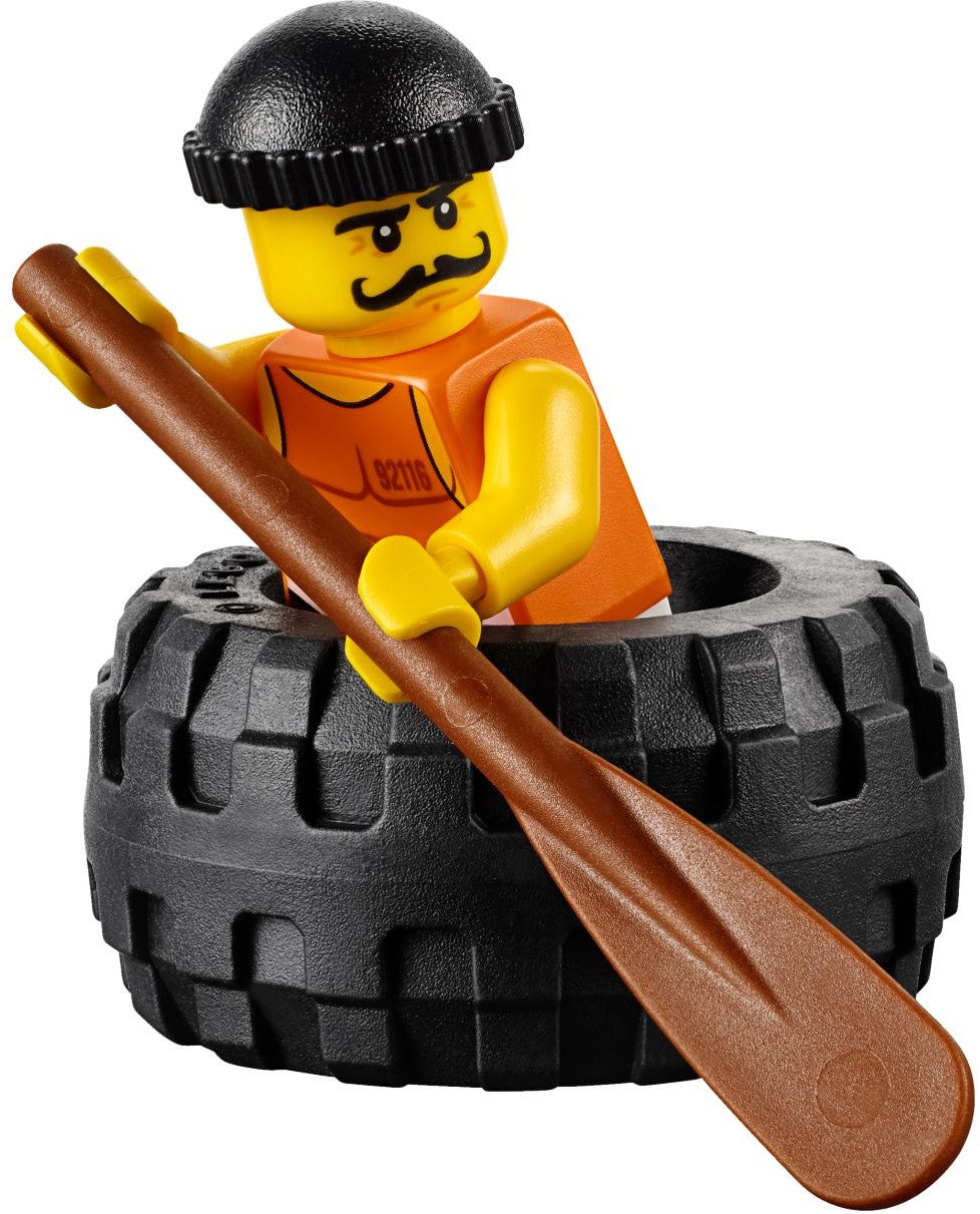 LEGO 60126 Police Water Scooter Tire Escape Crook Chase
