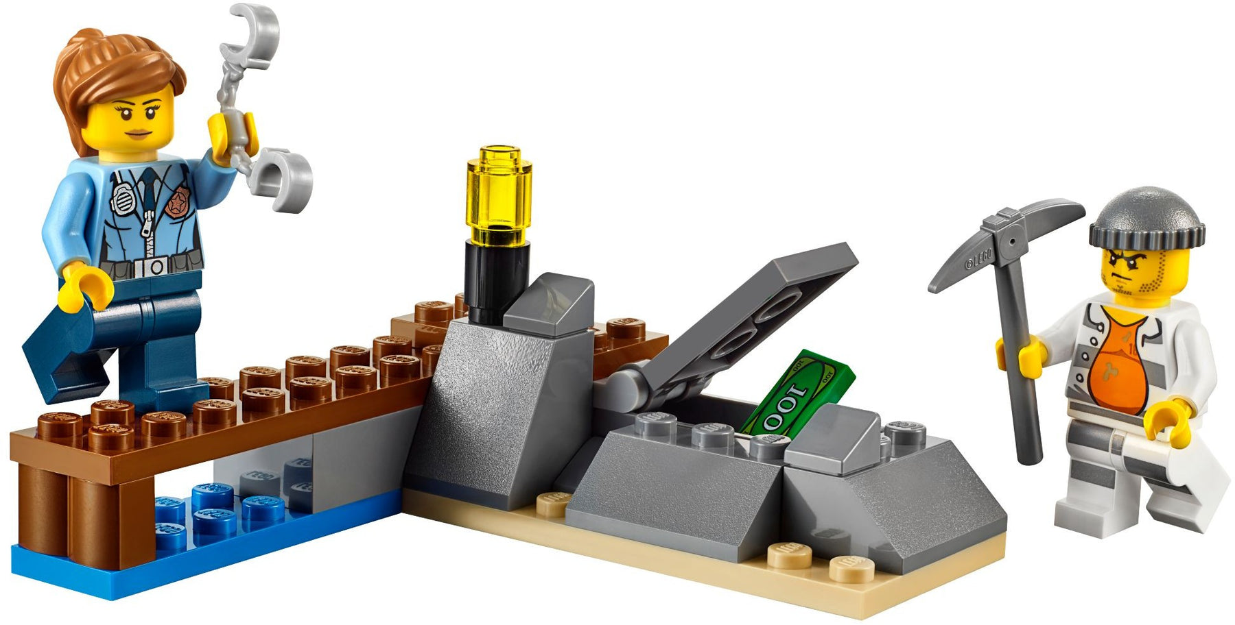 LEGO 60127 Prison Island Police Starter Set: Crook Chase - SuperSaverAU - view 2