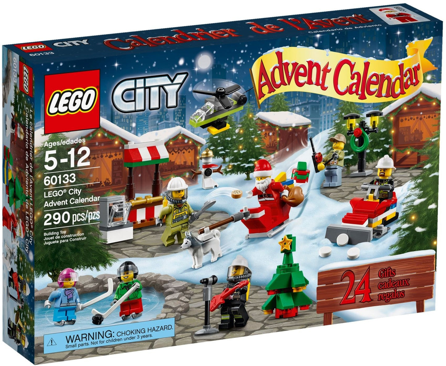 LEGO 60133 City Advent Calendar 2017: 24 Holiday Surprises