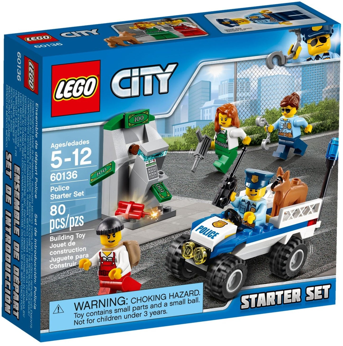 LEGO 60136 Police ATV Heist: Stop the Crooks!