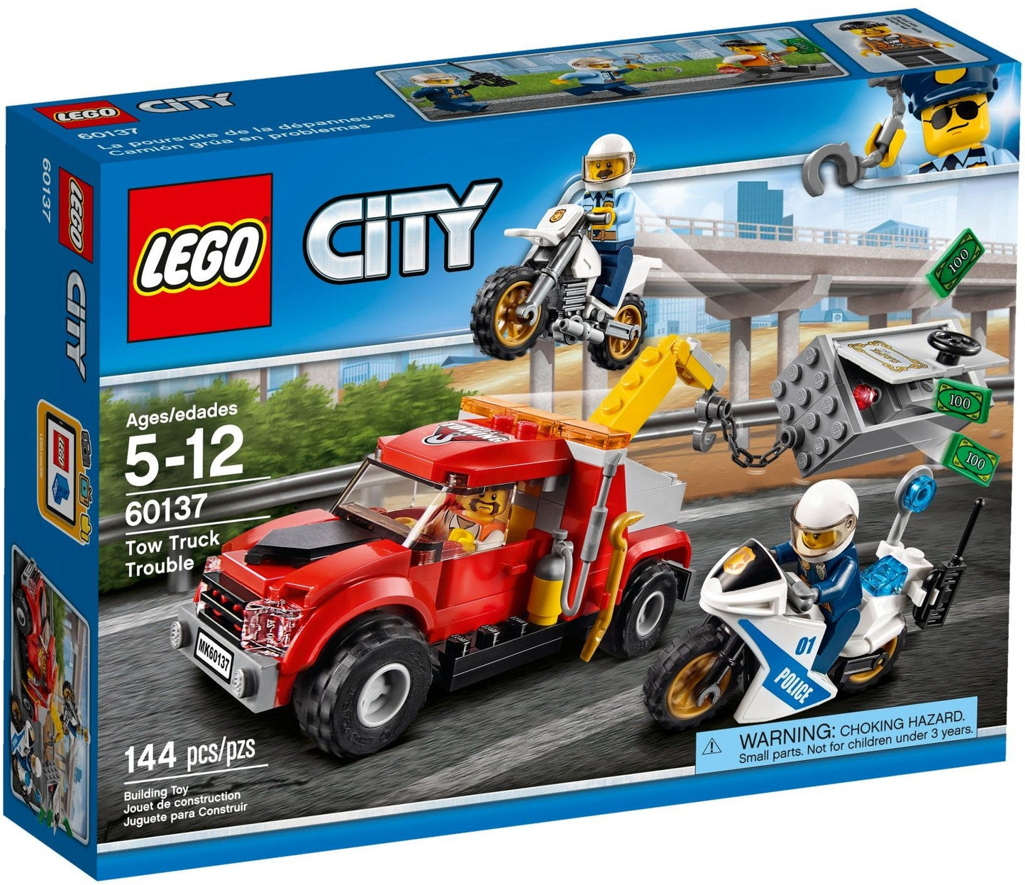 LEGO City Police Tow Truck Trouble 60137 Building Toy- Auzzi Store