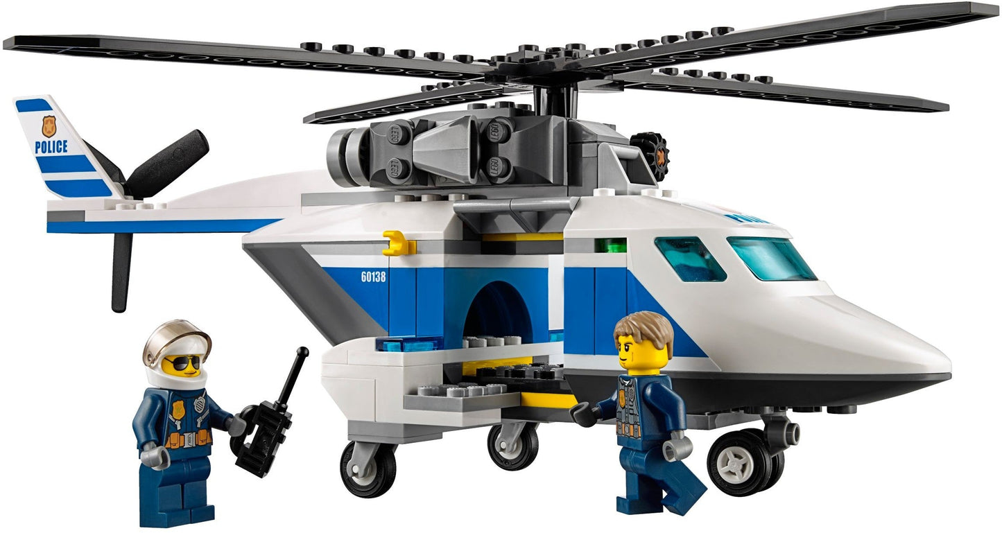 LEGO 60138 City Police High-Speed Chase Helicopter Car Crook