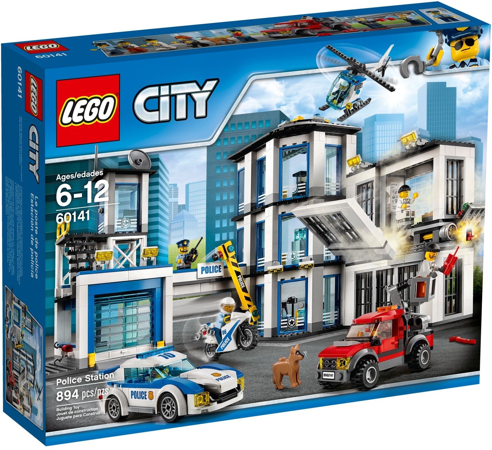 LEGO 60141 City Police Station Jailbreak Heist Building Set - SuperSaverAU - view 1
