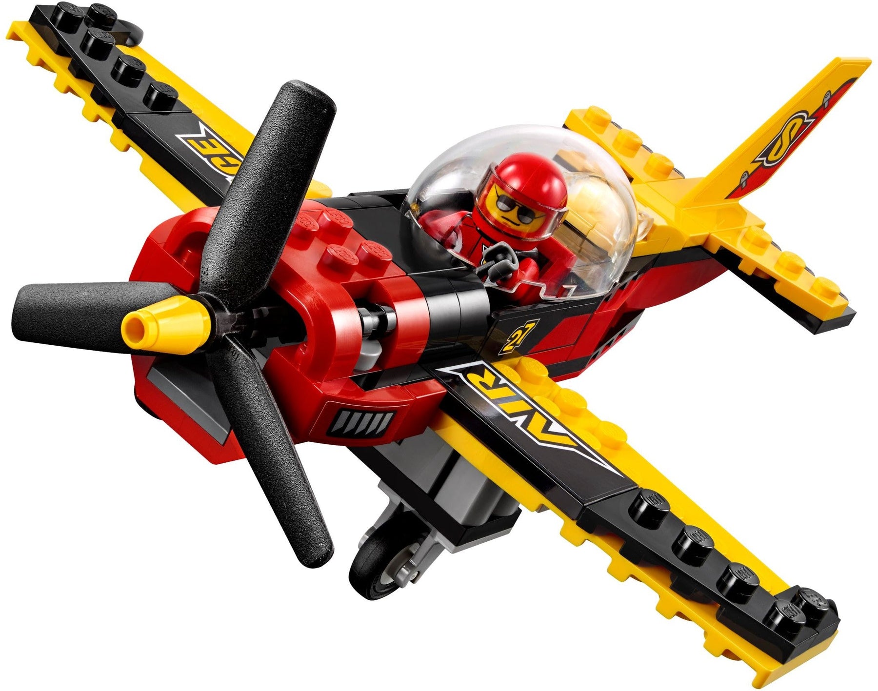 LEGO 60144 Race Plane: Pilot Minifigure & Spinning Propeller - SuperSaverAU - view 2