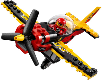 LEGO 60144 Race Plane: Pilot Minifigure & Spinning Propeller
