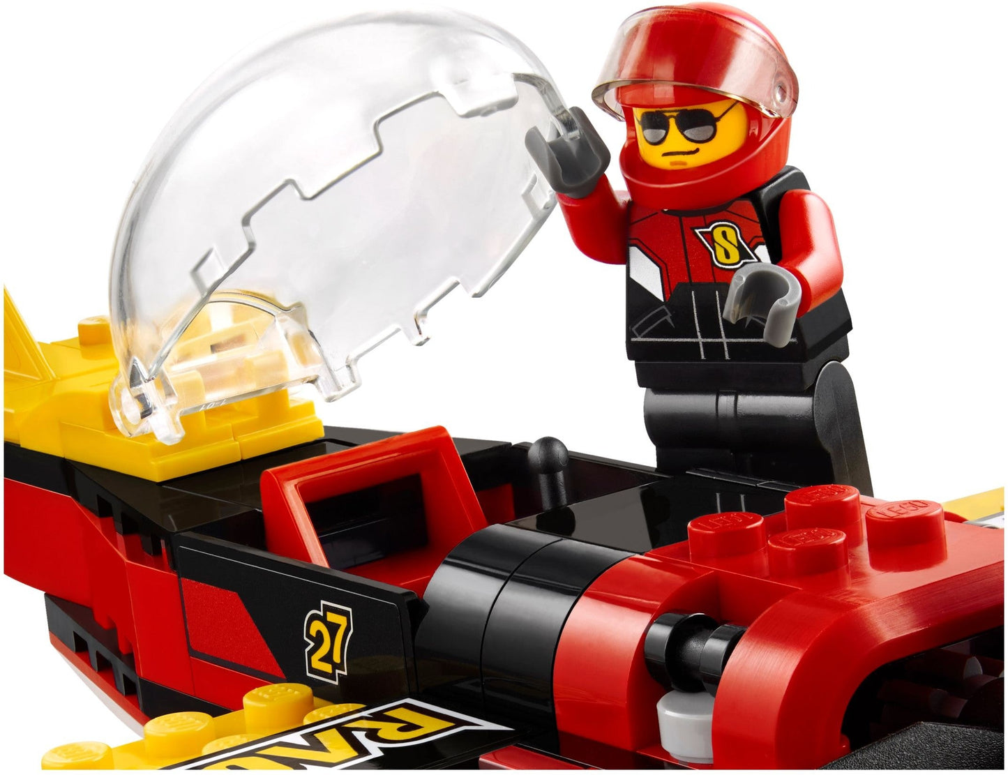 LEGO 60144 Race Plane: Pilot Minifigure & Spinning Propeller