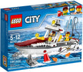 LEGO 60147 Fishing Boat with Minifigures & Shark - SuperSaverAU - view 1